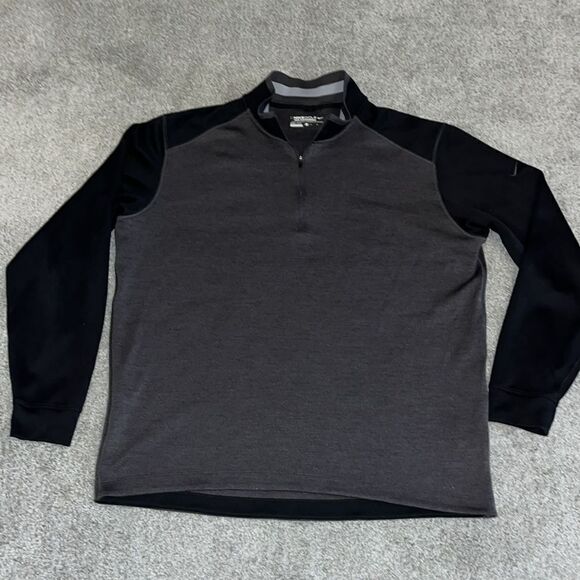 Nike Tour Performance Winter LS T neck 1/4 zip golf sweater sweatshirt shirt - Picture 1 of 4
